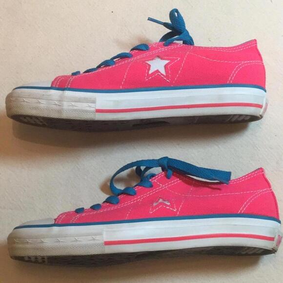 🍁Converse One Star Sneakers pink size 6 - Picture 4 of 8